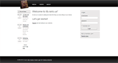 Desktop Screenshot of lib.rario.us